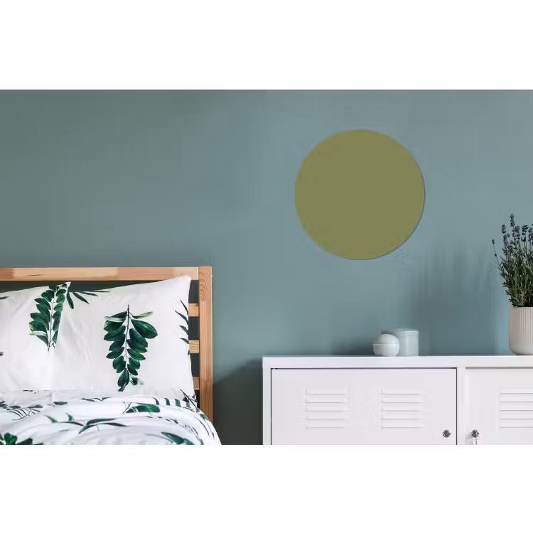 Herbal - Matcha - Groen Wandcirkel aluminium klein 190 -slaapkamer