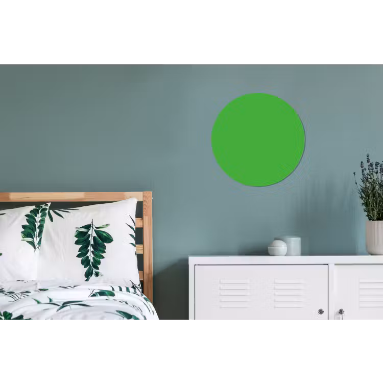 Kelly - Green - Groen Wandcirkel aluminium klein 190 -slaapkamer