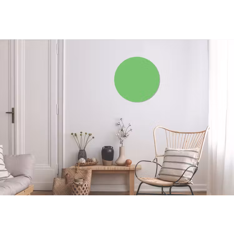 Meadow - Green - Groen Wandcirkel aluminium klein 190 -woonkamer