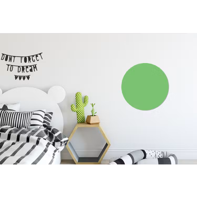 Meadow - Green - Groen Wandcirkel aluminium klein 190 -kinderkamer