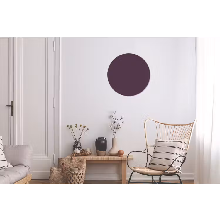 Midnight - Plum - Paars Wandcirkel aluminium klein 190 -woonkamer
