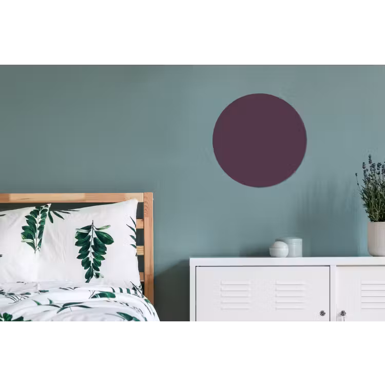 Midnight - Plum - Paars Wandcirkel aluminium klein 190 -slaapkamer
