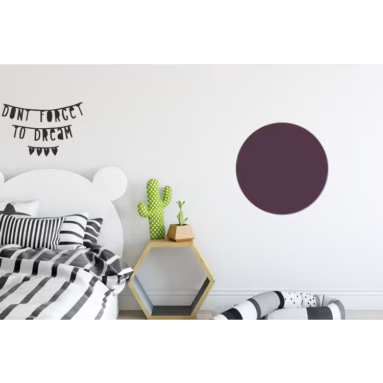 Midnight - Plum - Paars Wandcirkel aluminium klein 190 -kinderkamer
