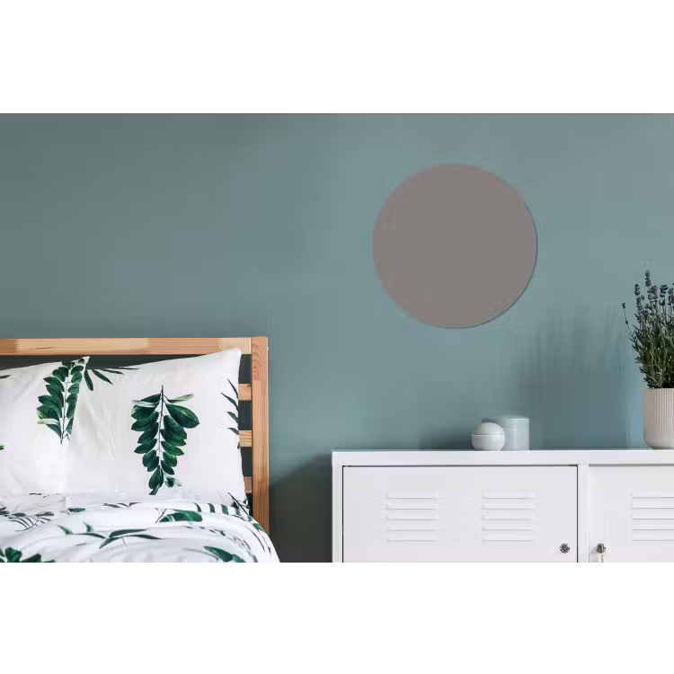 Mineral - Grey - Grijs Wandcirkel aluminium klein 190 -slaapkamer