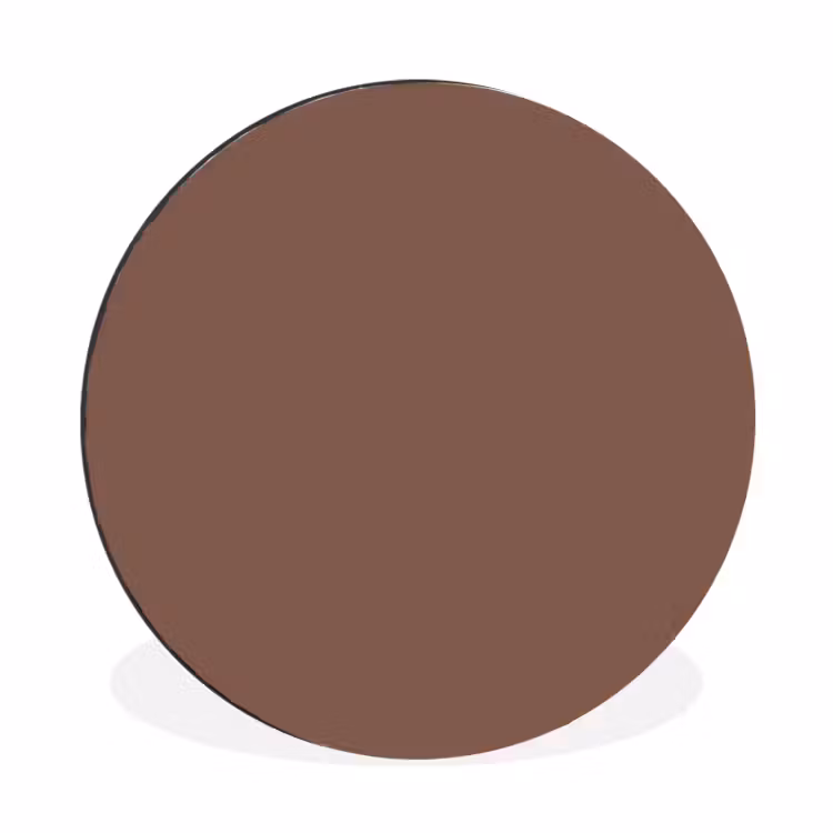 Muted - Chestnut - Bruin Wandcirkel aluminium klein 190 -3d