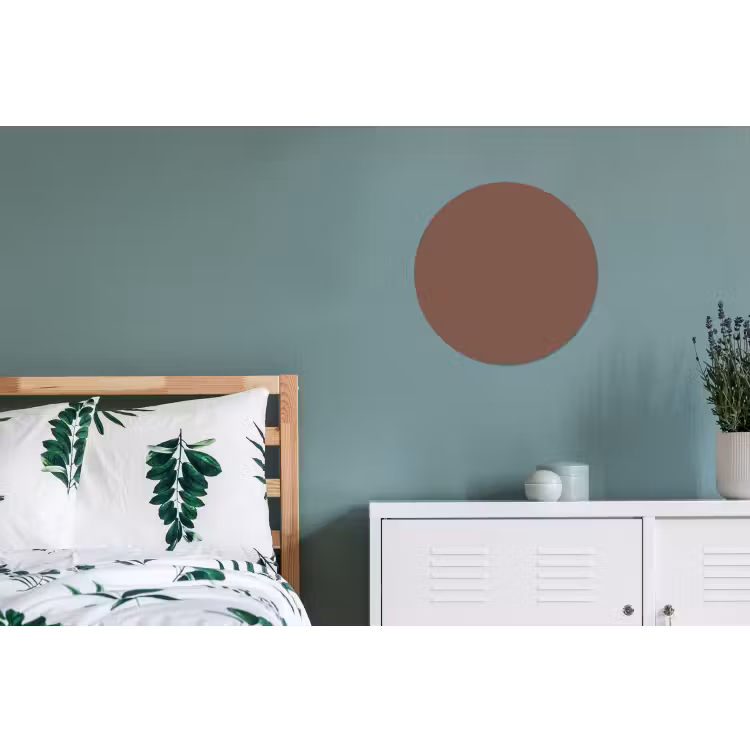 Muted - Chestnut - Bruin Wandcirkel aluminium klein 190 -slaapkamer