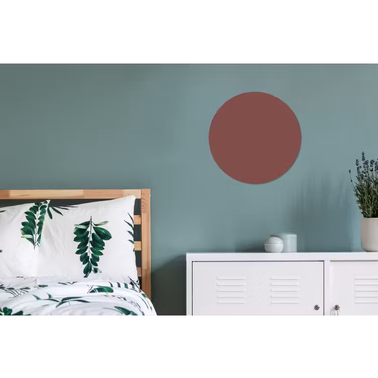 Muted - Raisin - Rood Wandcirkel aluminium klein 190 -slaapkamer