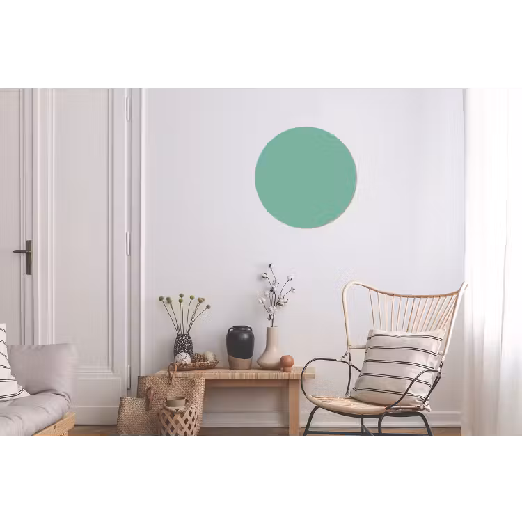 Ocean - Jade - Groen Wandcirkel aluminium klein 190 -woonkamer