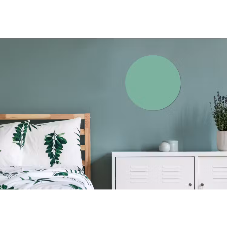 Ocean - Jade - Groen Wandcirkel aluminium klein 190 -slaapkamer