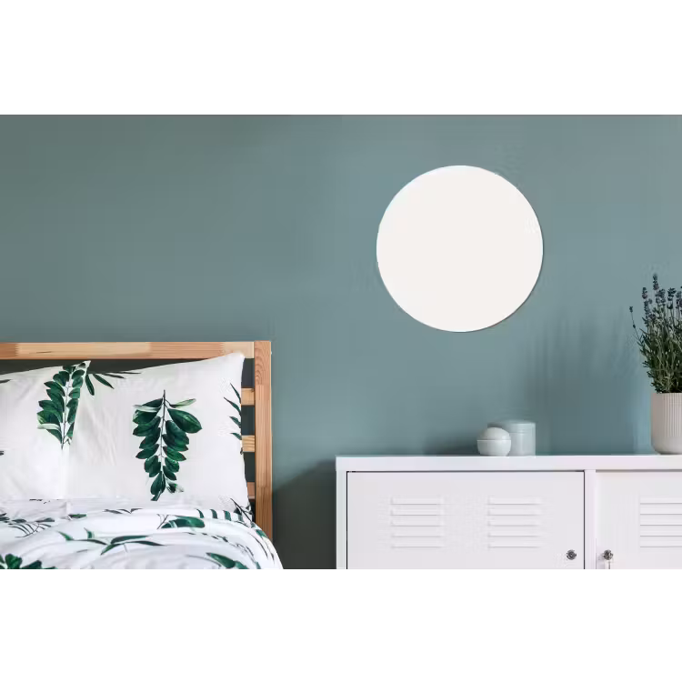Pure - Alabaster - Wit Wandcirkel aluminium klein 190 -slaapkamer
