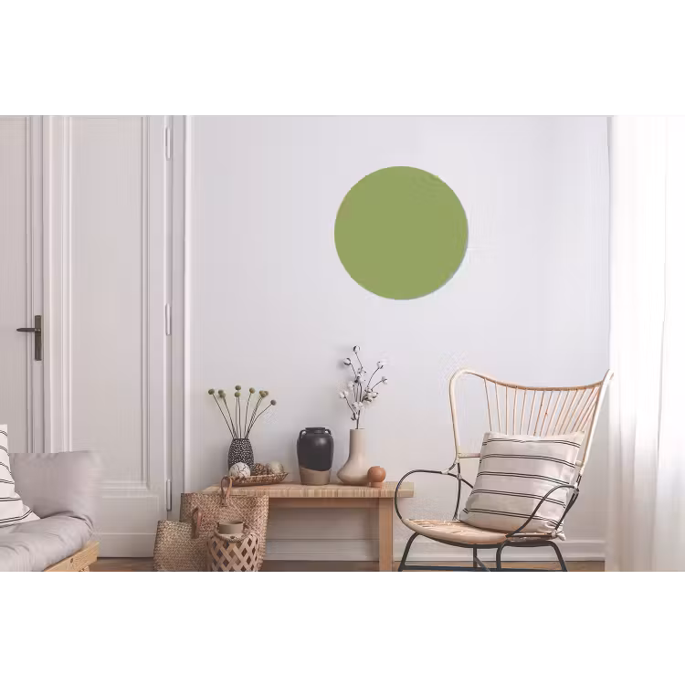 Sage - Green - Groen Wandcirkel aluminium klein 190 -woonkamer