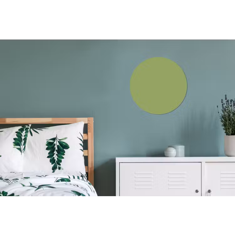 Sage - Green - Groen Wandcirkel aluminium klein 190 -slaapkamer
