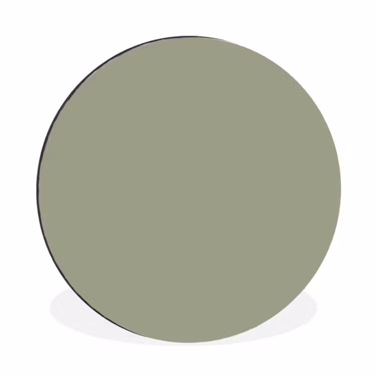 Sage - Mist - Groen Wandcirkel aluminium klein 190 -3d