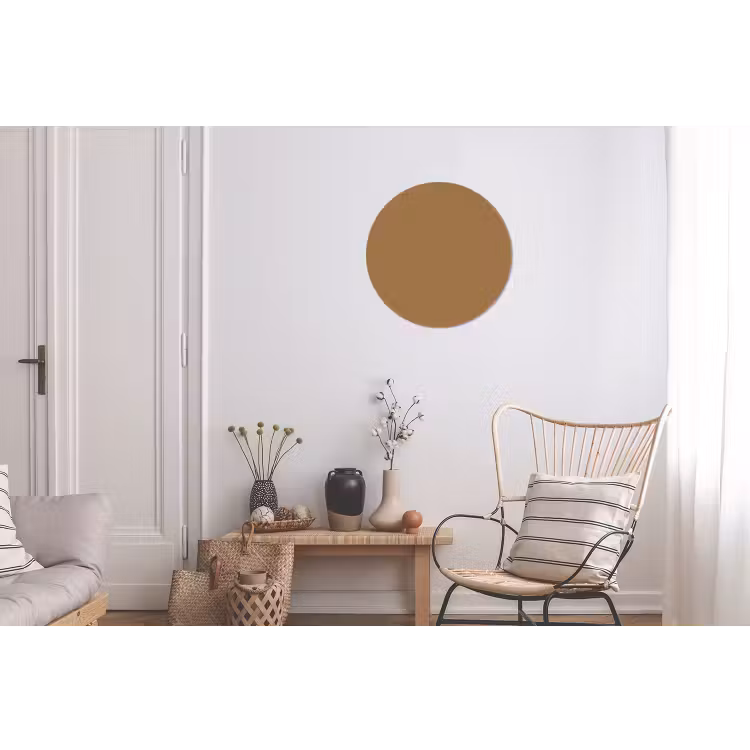 Sahara - Earth - Oranje Wandcirkel aluminium klein 190 -woonkamer