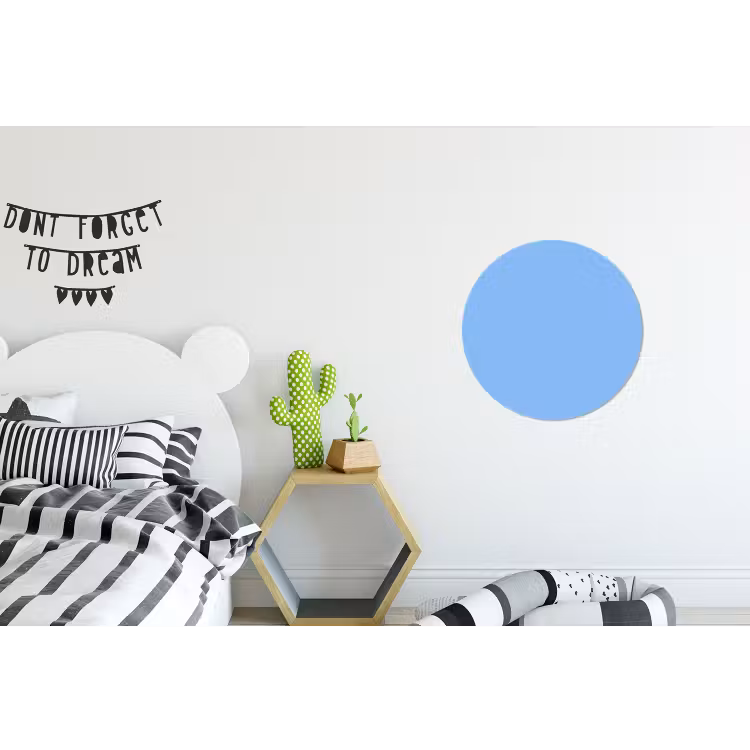 Sky - Glow - Blauw Wandcirkel aluminium klein 190 -kinderkamer