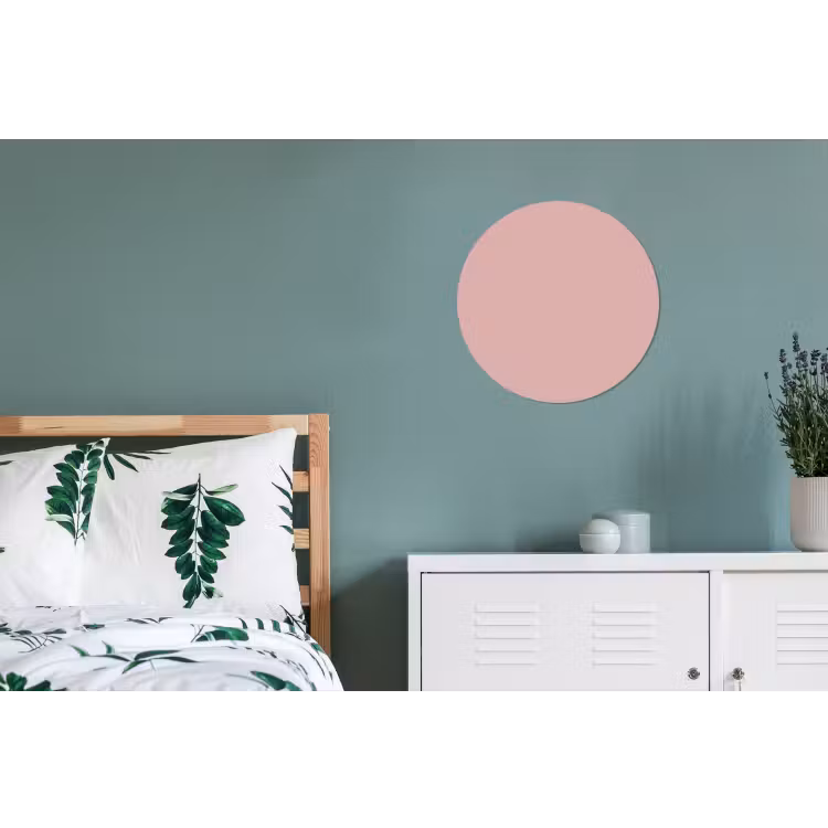Soft - Blush - Roze Wandcirkel aluminium klein 190 -slaapkamer