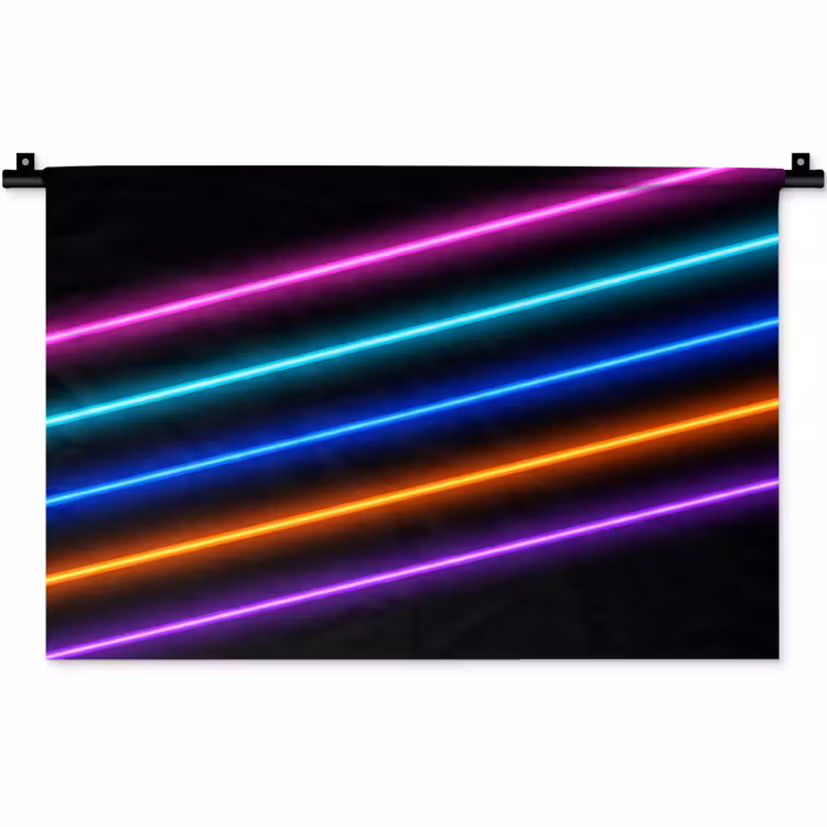 Esthetiek - Retro - Neon Wandkleed katoen klein -zz3d
