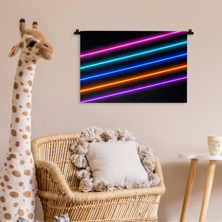 Esthetiek - Retro - Neon Wandkleed katoen klein -wsfeer5_kind