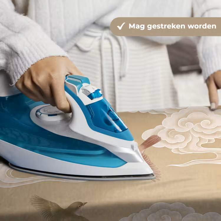Vogels - Vliegen - Beige Wandkleed katoen klein -sfeer9