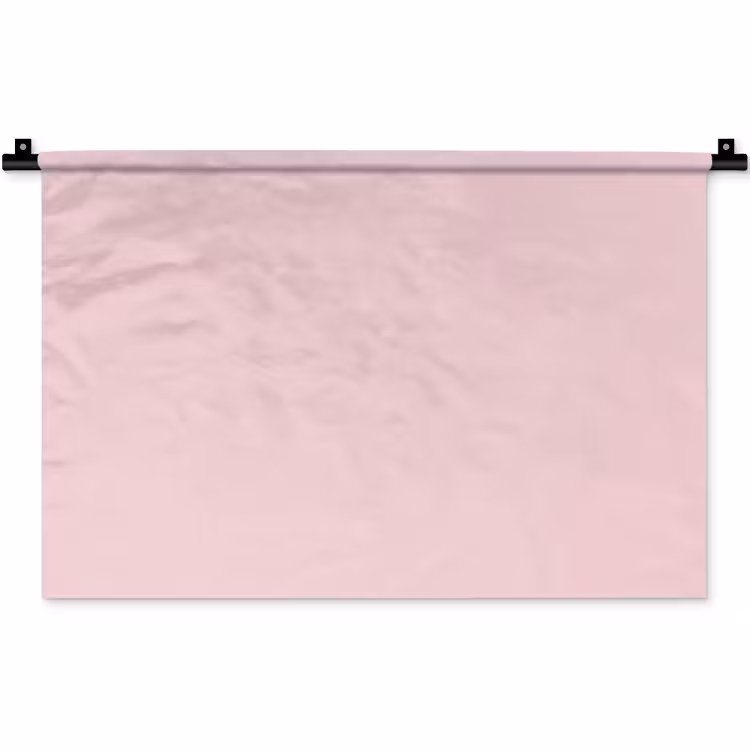 Blush - Pink - Roze Wandkleed katoen klein 269 -zz3d