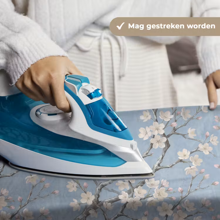 Takken - Kersenbloesem - Blauw Wandkleed katoen klein -sfeer9