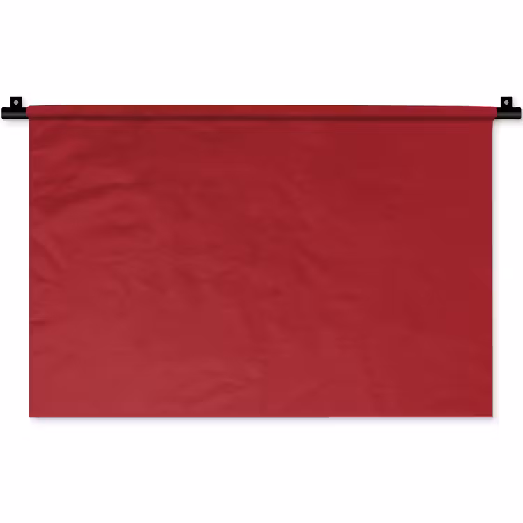 Burgundy - Wine - Rood Wandkleed katoen klein 269 -zz3d