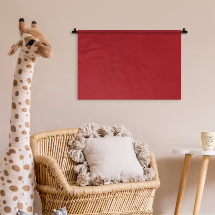 Burgundy - Wine - Rood Wandkleed katoen klein 269 -wsfeer5_kind