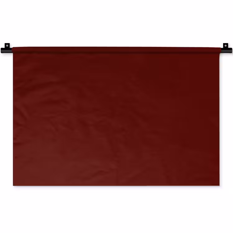 Burnt - Mahogany - Rood Wandkleed katoen klein 269 -zz3d