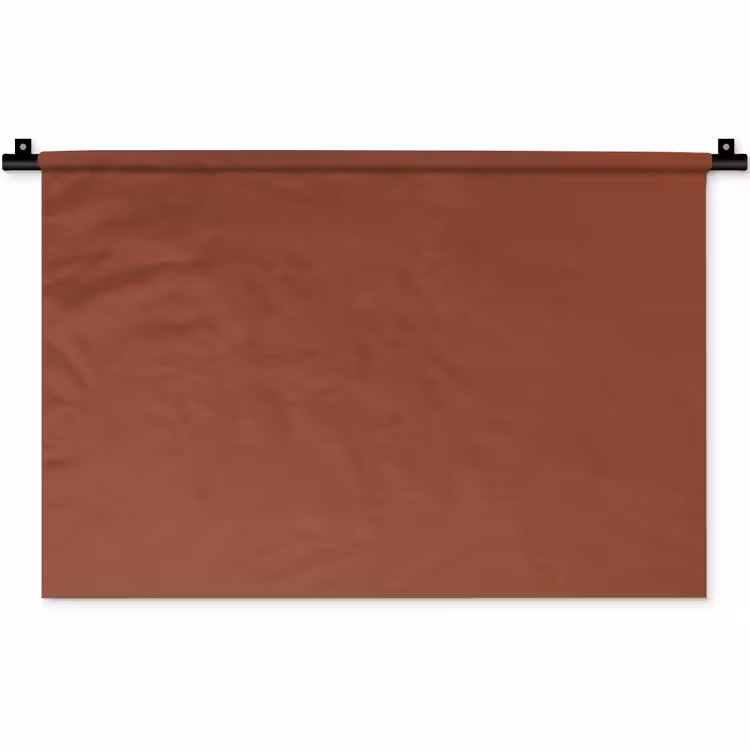 Burnt - Mahogany - Terracotta Wandkleed katoen klein 269 -zz3d