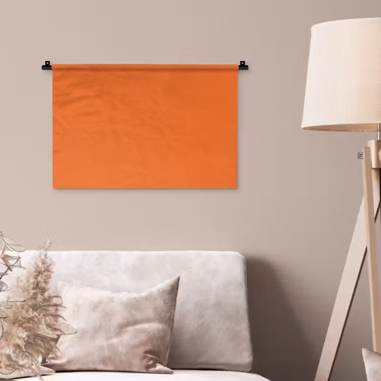 Burnt - Sienna - Oranje Wandkleed katoen klein 269 -sfeer4