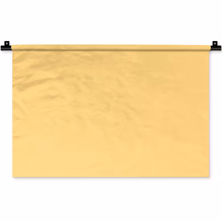 Butter - Geel - Yellow Wandkleed katoen klein 269 -zz3d