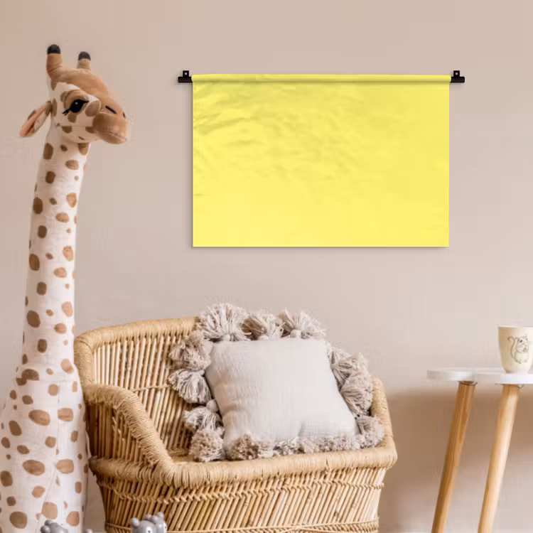 Buttery - Beige - Geel Wandkleed katoen klein 269 -wsfeer5_kind