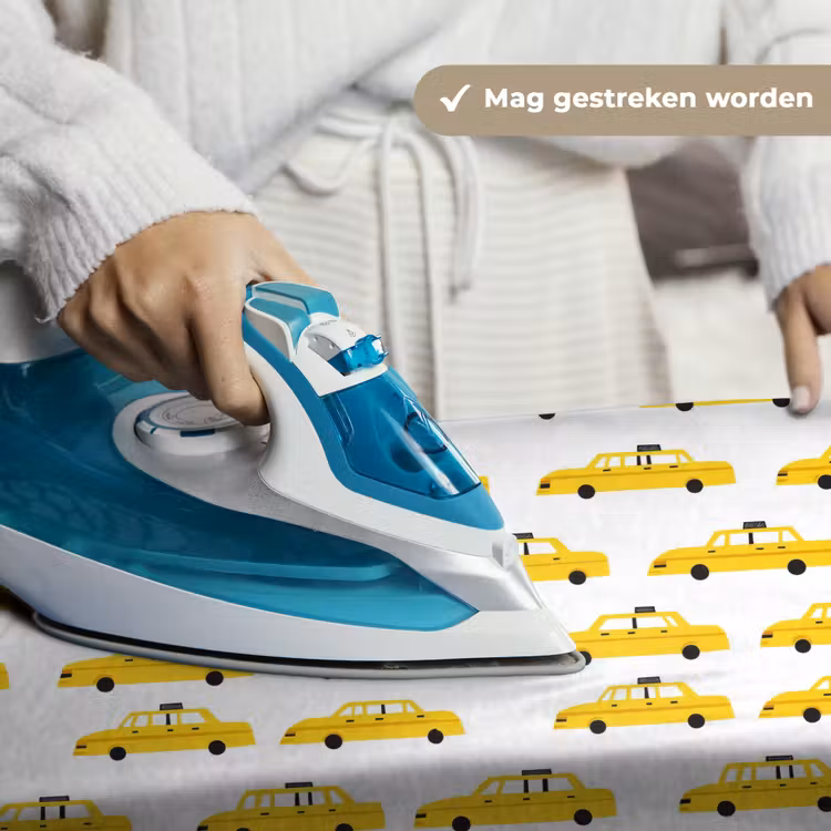 Taxi - Iconisch - Geel Wandkleed katoen klein 269 -sfeer9