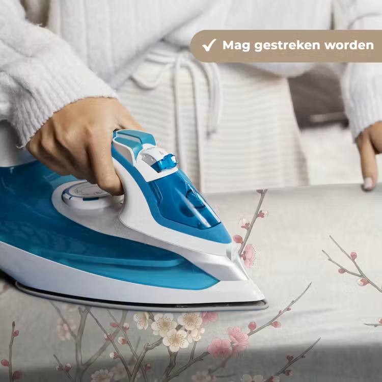 Kersen - Bloesem - Groen Wandkleed katoen klein -sfeer9