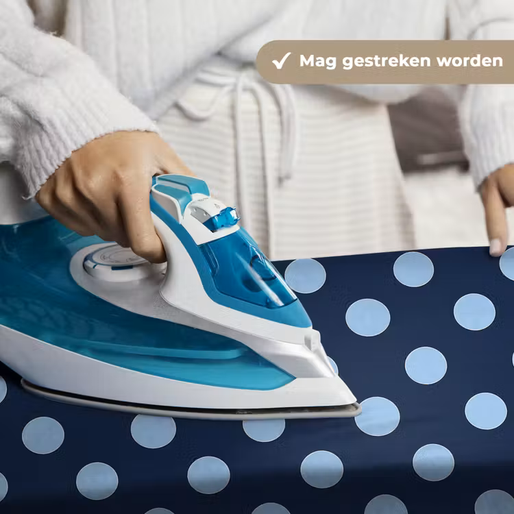 Klassiek - Dots - Blauw Wandkleed katoen klein 269 -sfeer9