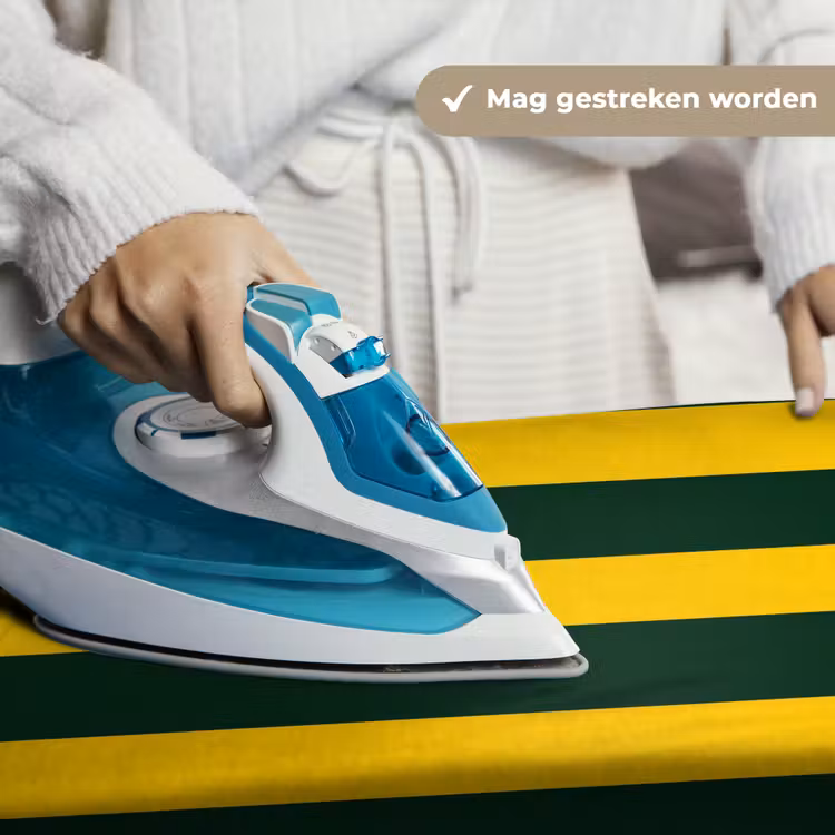 Klassiek - Strepen - Groen Wandkleed katoen klein 269 -sfeer9