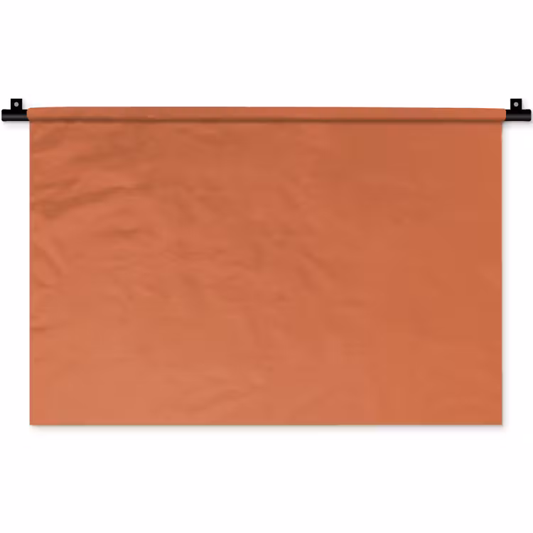 Classic - Terracotta - Oranje Wandkleed katoen klein 269 -zz3d