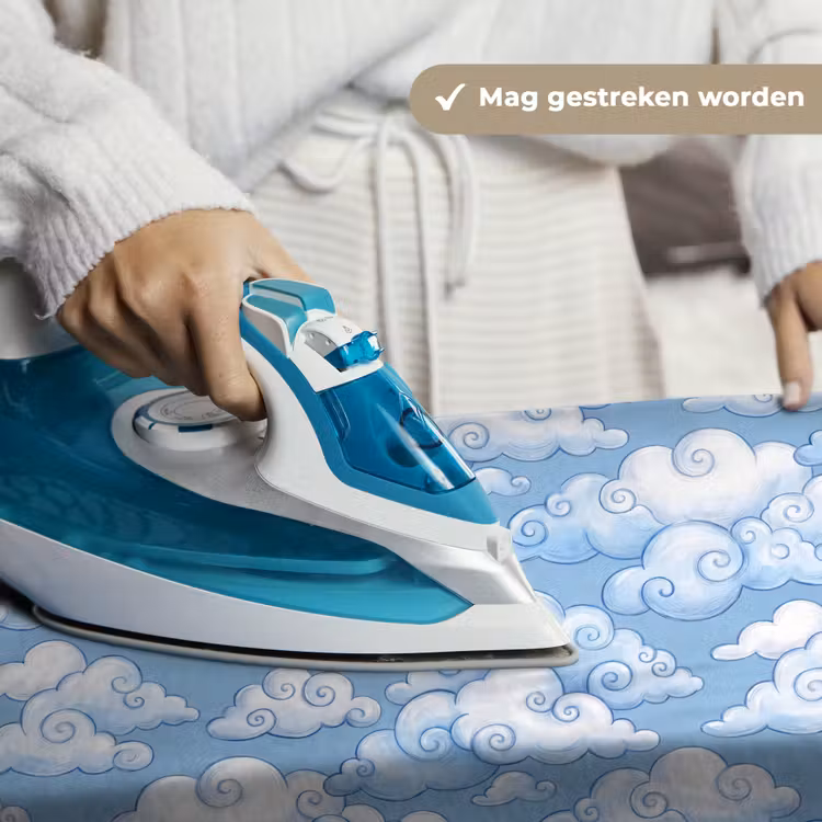 Wolken - Patroon - Hemel - Illustratie - Wit Wandkleed katoen klein -sfeer9