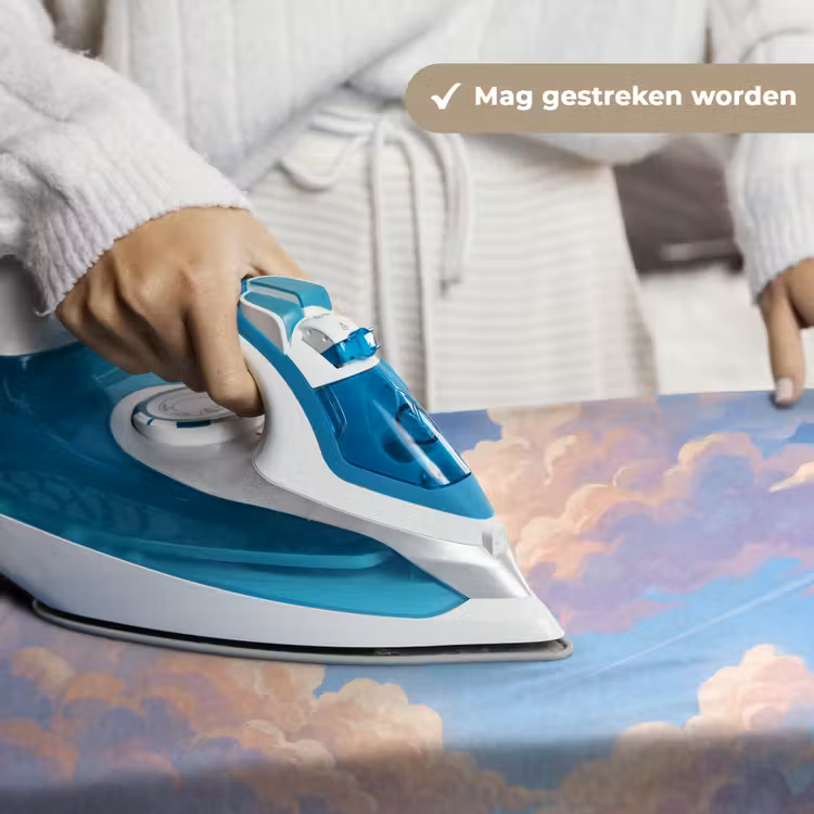 Wolken - Lucht - Natuur - Blauw Wandkleed katoen klein -sfeer9