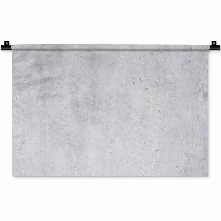 Beton - Textuur - Achtergrond - Grijs - Industrieel Wandkleed katoen klein -zz3d