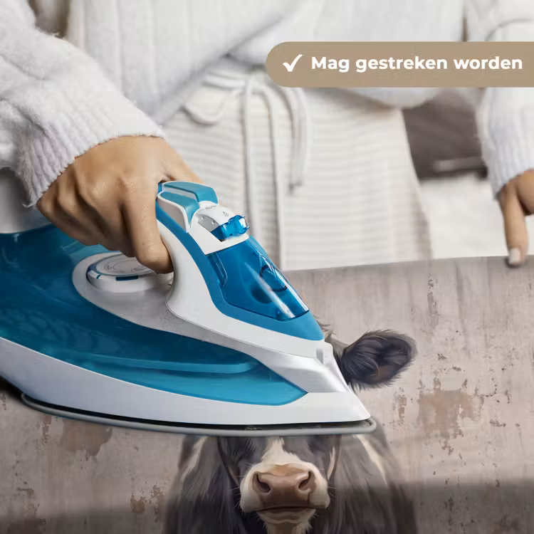 Koe - Portret - Dieren - Modern Wandkleed katoen klein -sfeer9