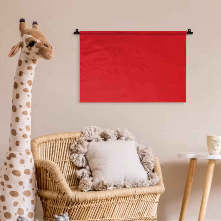 Crimson - Velvet - Rood Wandkleed katoen klein 269 -wsfeer5_kind