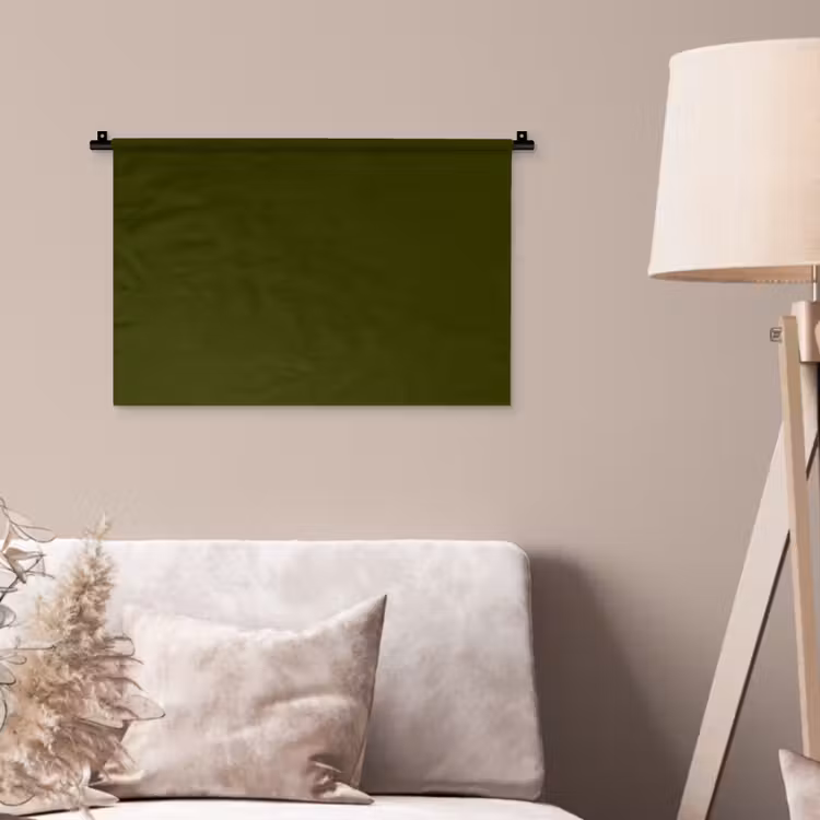 Dark - Olive - Groen Wandkleed katoen klein 269 -sfeer4