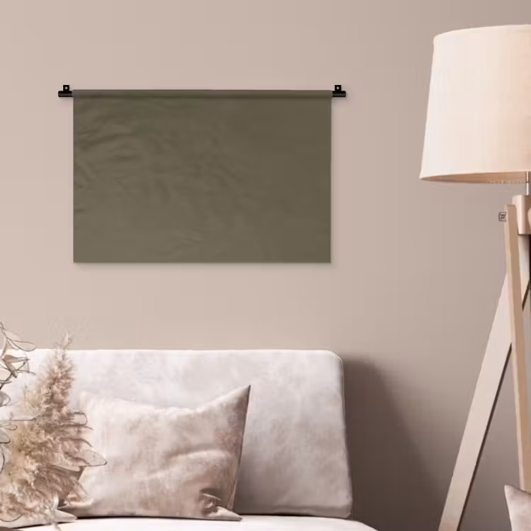 Deep - Khaki - Groen Wandkleed katoen klein 269 -sfeer4