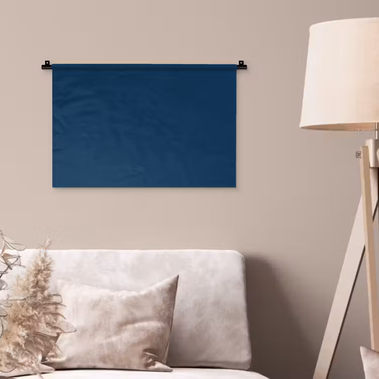 Deep - Ocean - Blauw Wandkleed katoen klein 269 -sfeer4