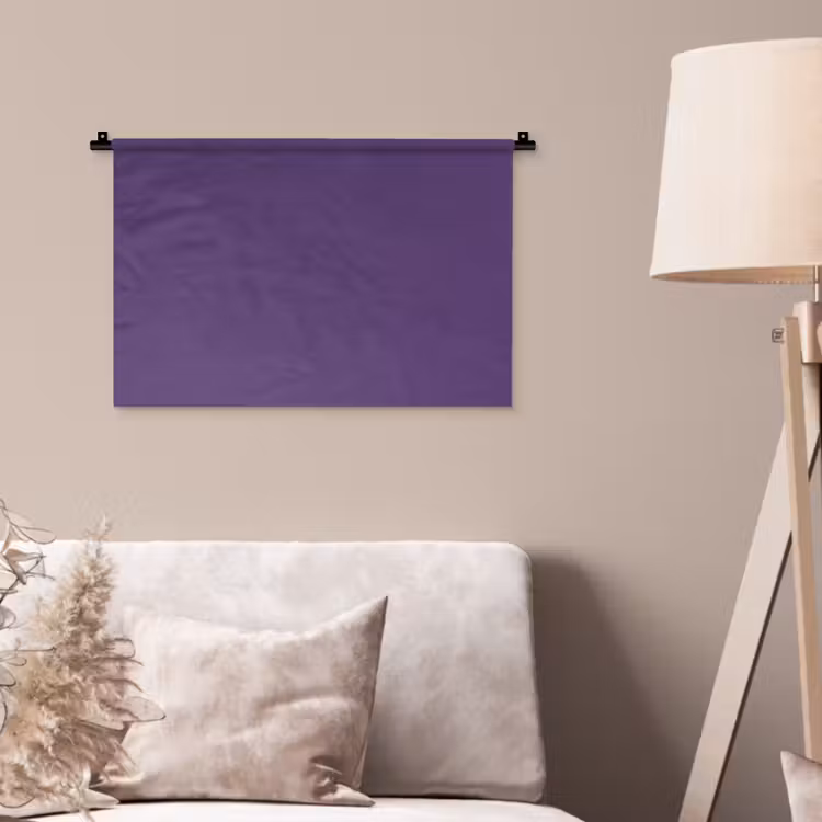 Deep - Plum - Paars Wandkleed katoen klein 269 -sfeer4