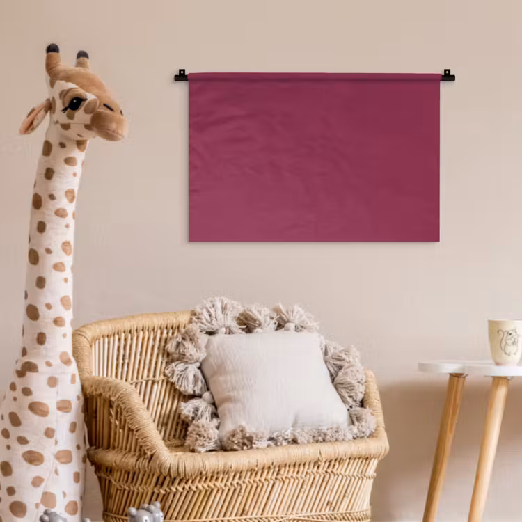 Deep - Rasberry - Rood Wandkleed katoen klein 269 -wsfeer5_kind