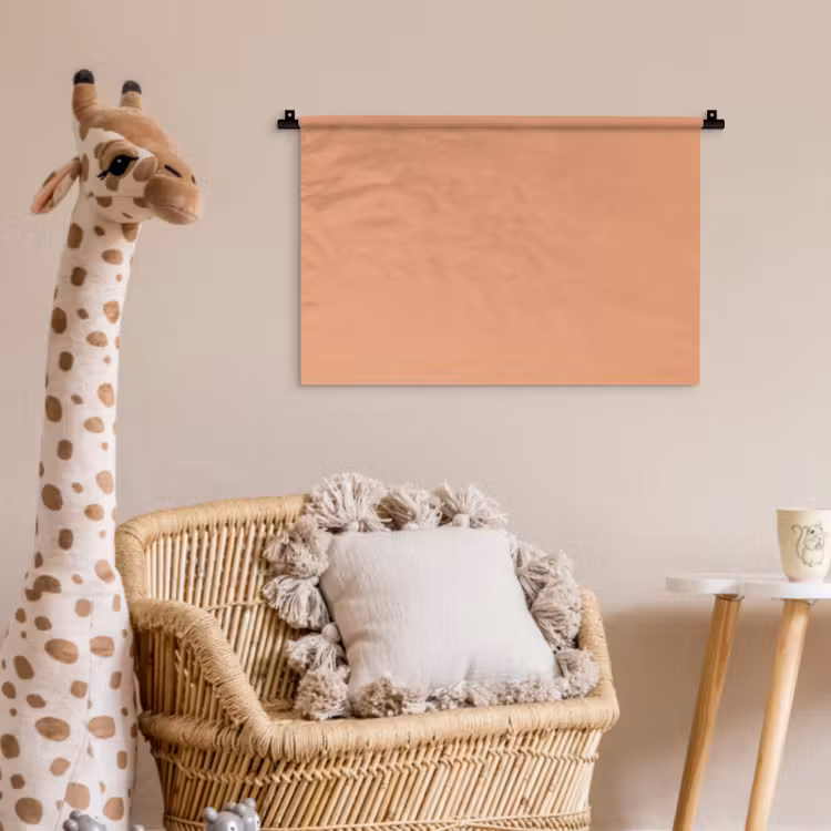 Desert - Coral - Koraal Wandkleed katoen klein 269 -wsfeer5_kind
