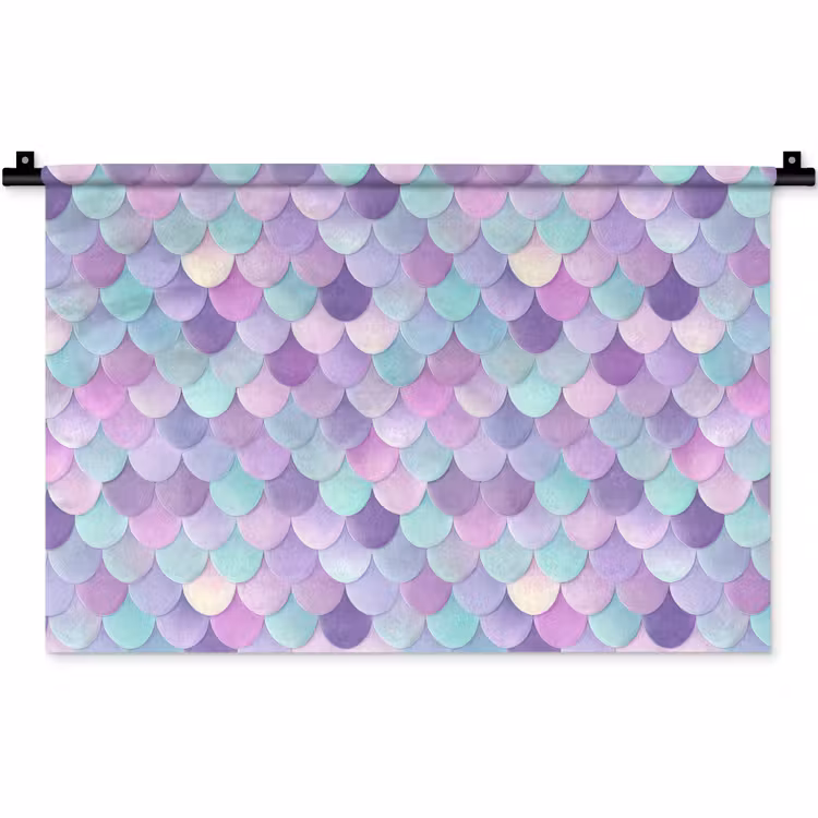 Dromerig - Zeemeermin - Pastel Wandkleed katoen klein 269 -zz3d