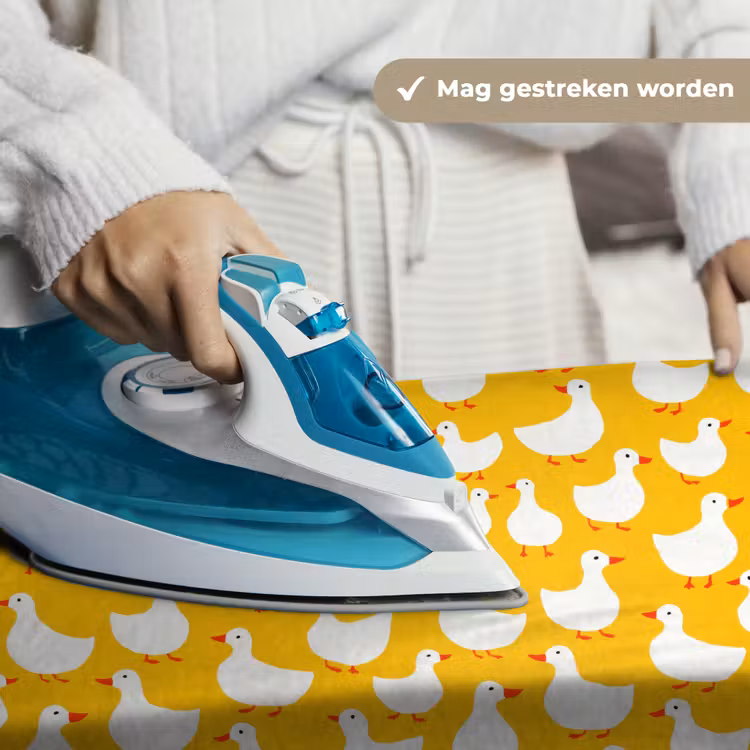 Eendjes - Patroon - Geel Wandkleed katoen klein 269 -sfeer9